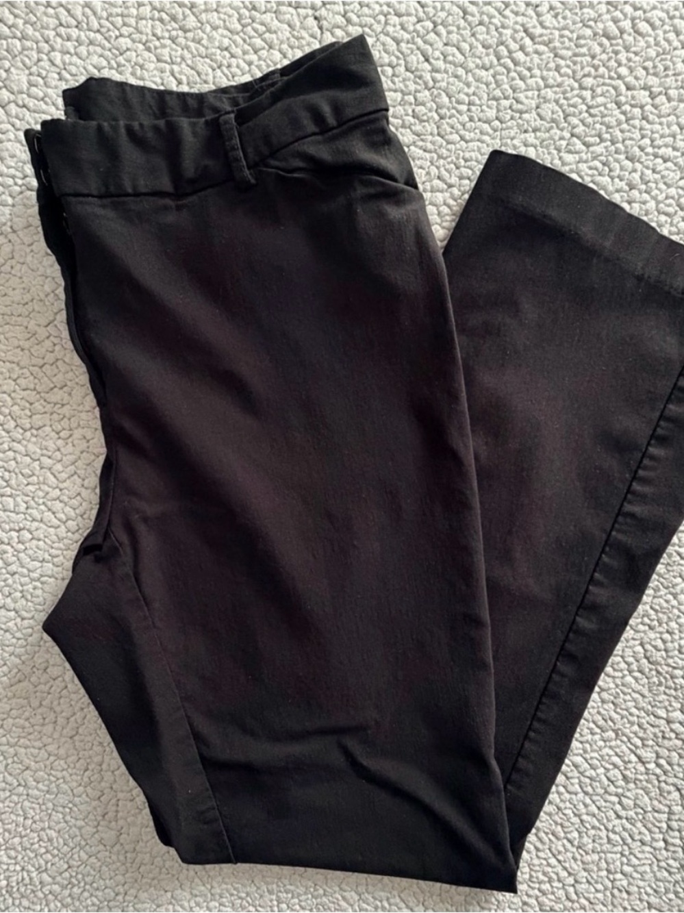 George Black Solid Dress Pants Slacks
